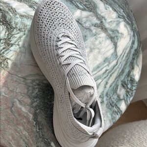 APL Women's White Knit Sneaker Zipline